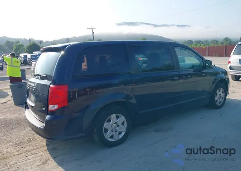 2012 Dodge Grand Caravan Se/Avp z USA, uszkodzony, nr VIN 2C4RDGBGXCR341642
